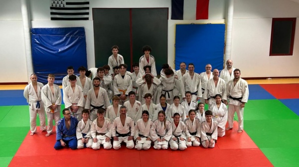 1ère visite de club de 2026 - le président Pascal Baudeloche et le CTF Kilian Collet à Vitré